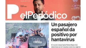 La portada de EL PERIÓDICO del 12 de mayo de 2026