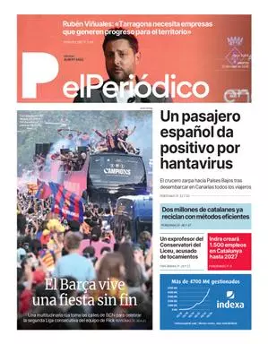 La portada de EL PERIÓDICO del 12 de mayo de 2026