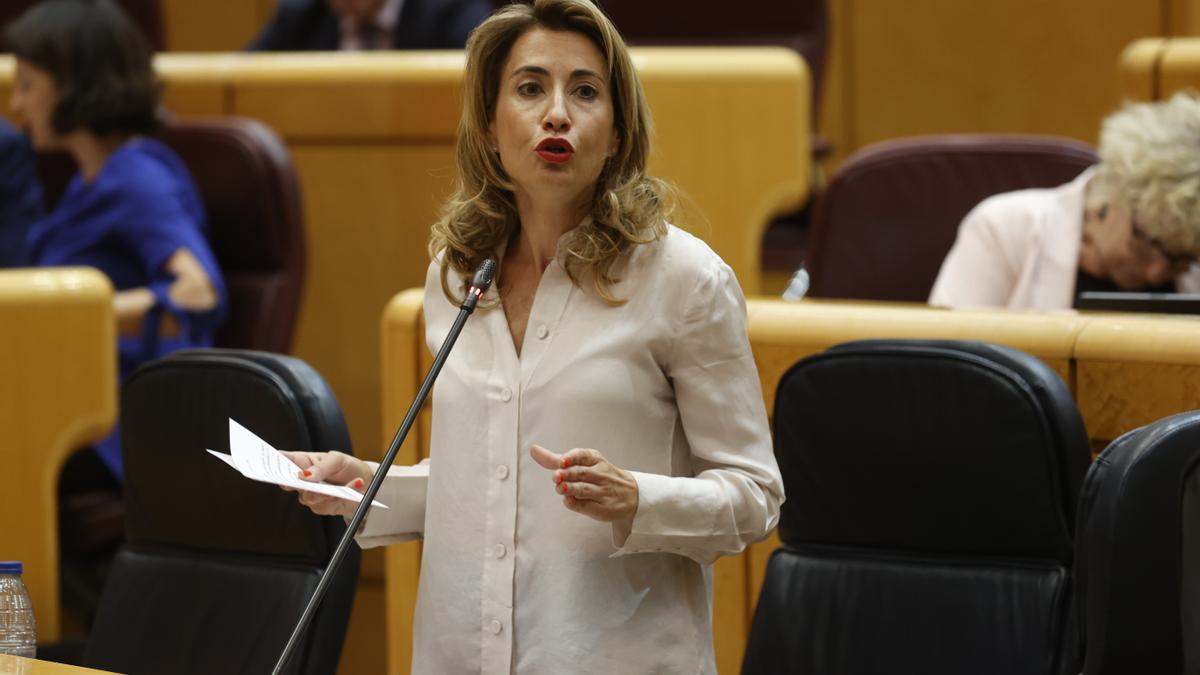 La ministra de Transportes, Movilidad y Agenda Urbana, Raquel Sánchez.