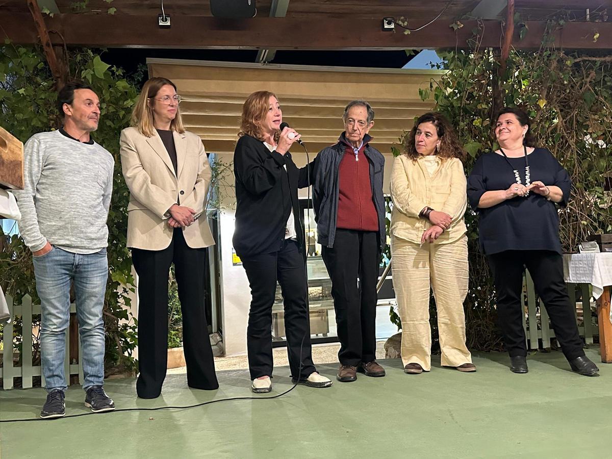 Armengol habla durante el acto de celebración