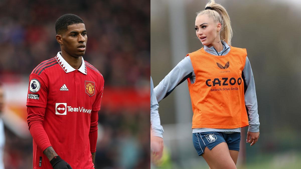 Marcus Rashford defendió a Alisha Lehmann de un grupo de acosadores