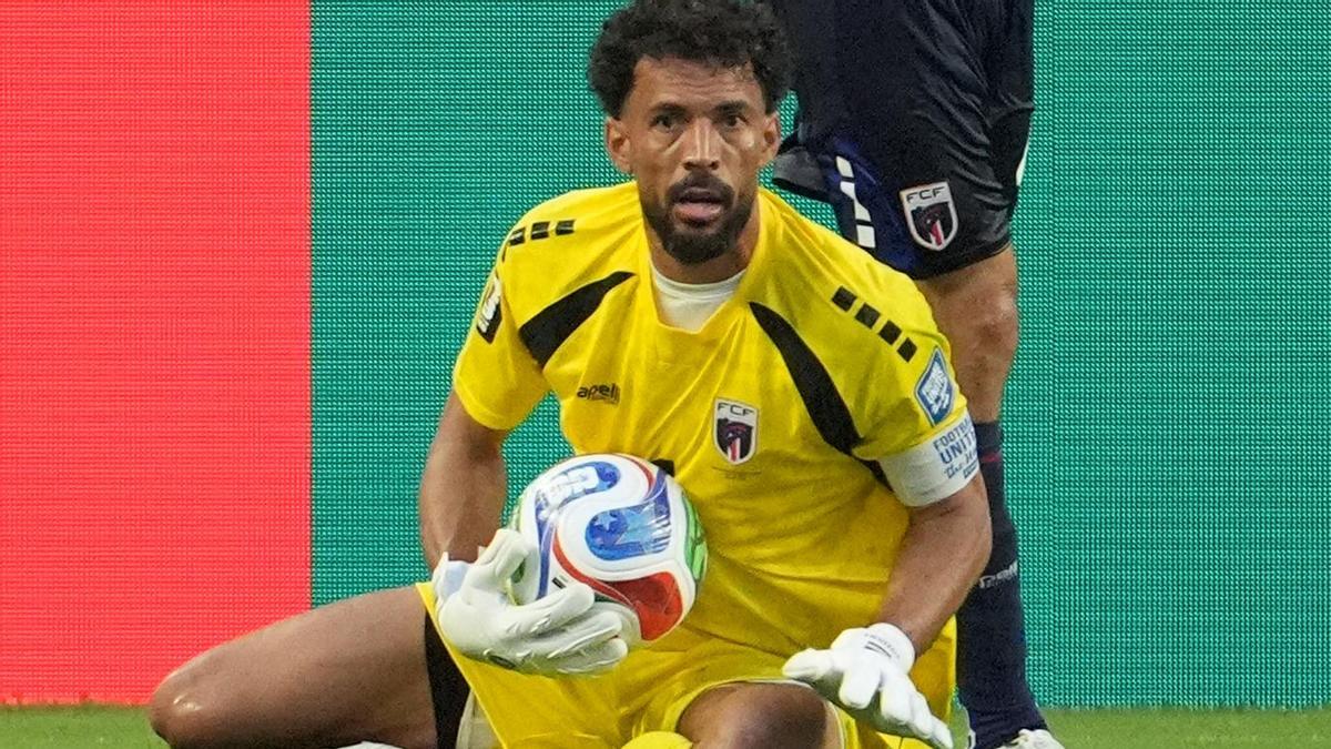 Vozinha, durante un partido del Mundial con Cabo Verde.