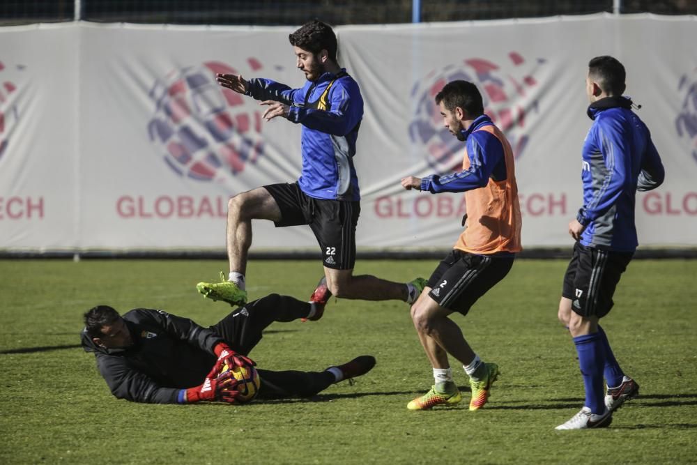 Entrenamiento del Real Oviedo