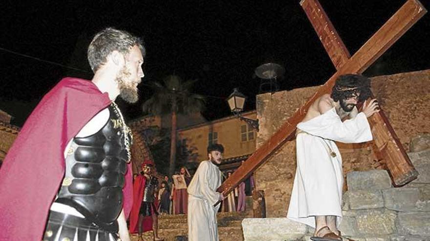 Imagen del ´Davallament´ del pasado año en el Santuari de Consolació de Sant Joan.