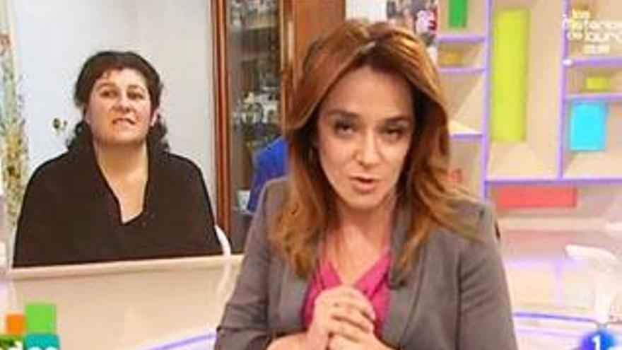 La presentadora de Toñi Moreno.