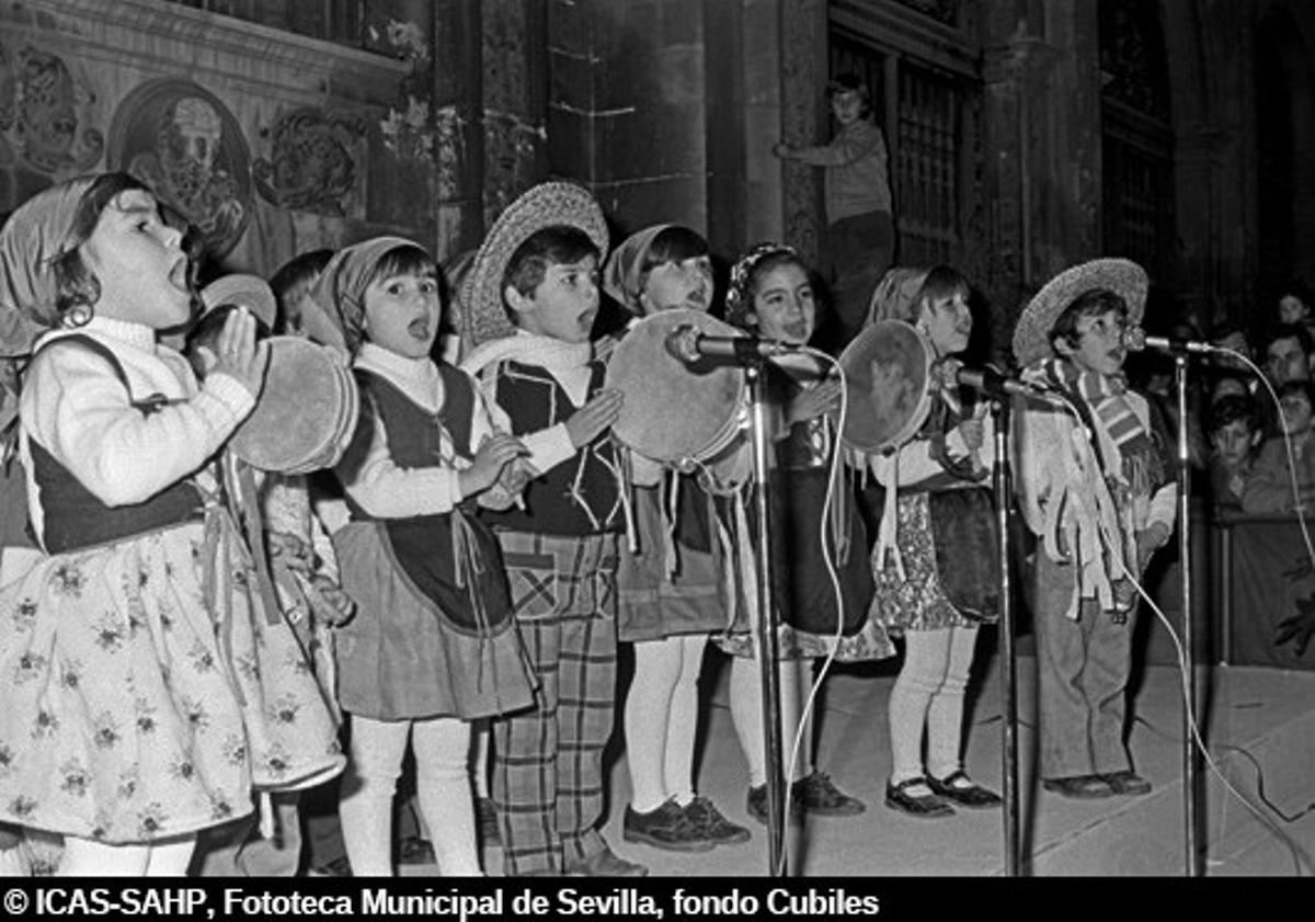 Concurso de Villancicos en la Plaza de San Francisco.1975-1980