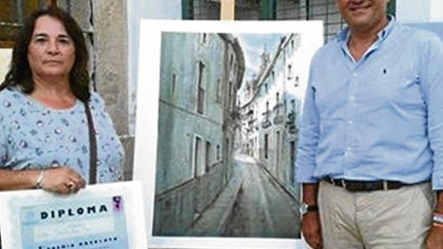 Marisol de Marcos Miguel gana el concurso de pintura al aire libre