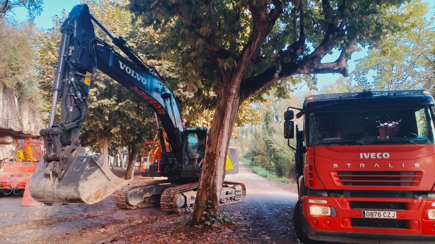 Reparen danys a esculleres de la Font del Balç i l&#039;antic escorxador de Gironella