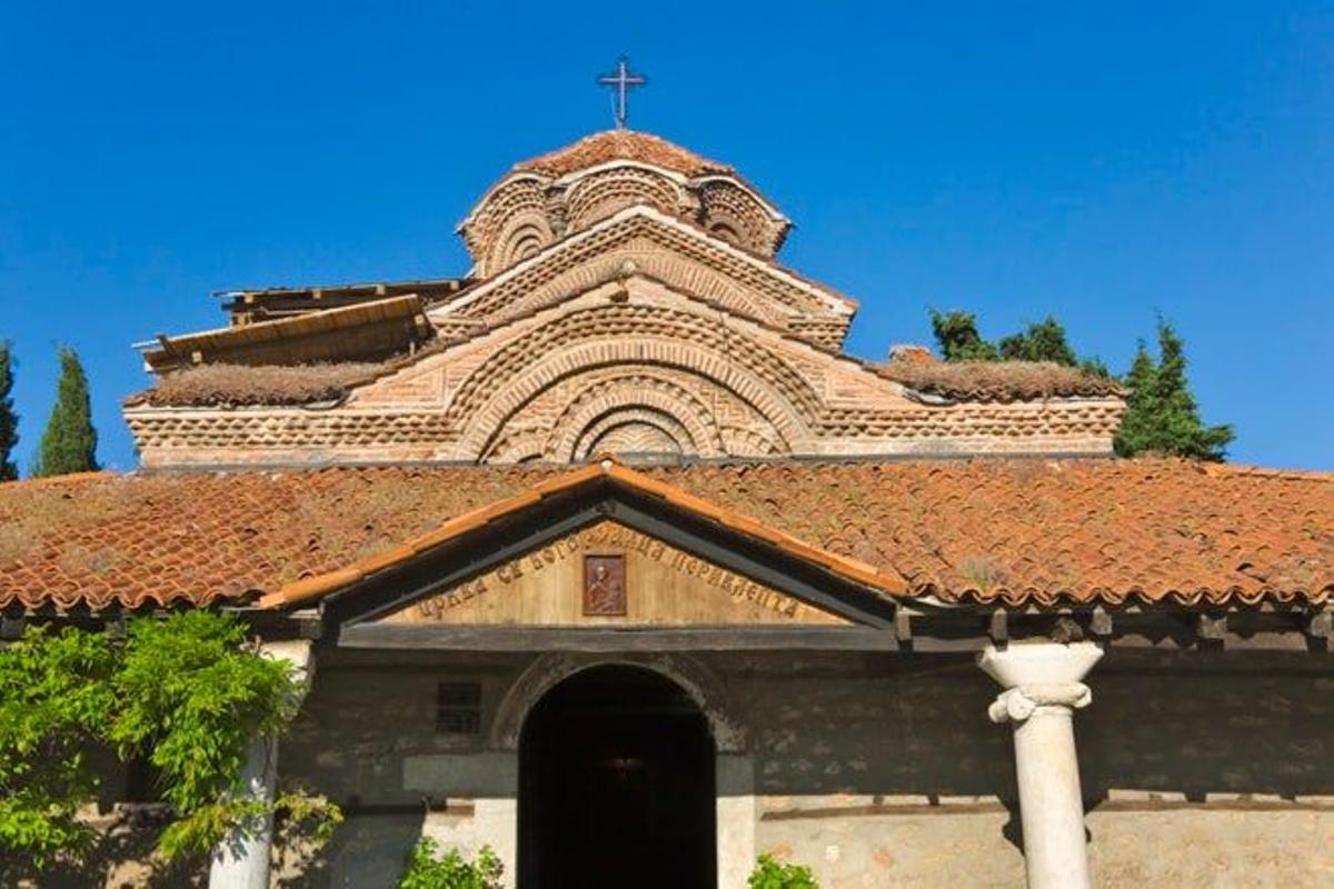 Iglesia de Santa María Peribleptos en Ohrid.