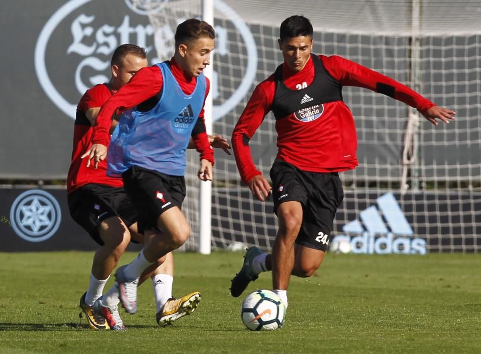 El conjunto vigués se prepara para el exigente duelo del domingo ante el Eibar en Ipurua.