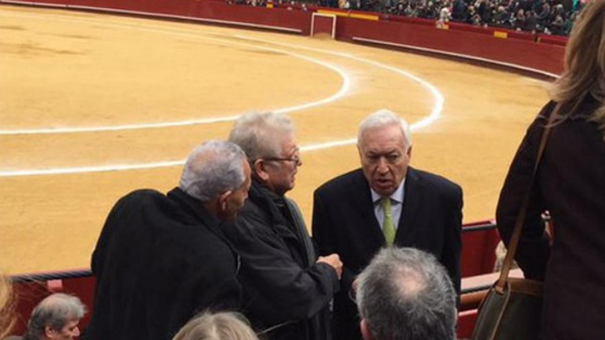 Margallo, en los toros.