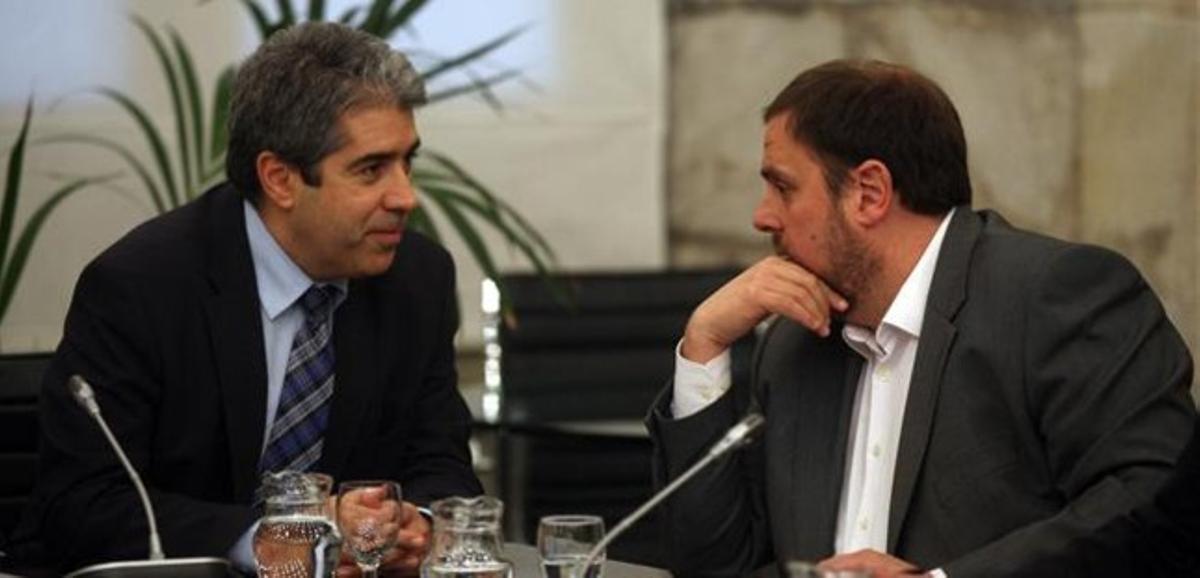 Homs i Junqueras, a la Generalitat, el dia 12. Homs i Junqueras, a la Generalitat, el dia 12.