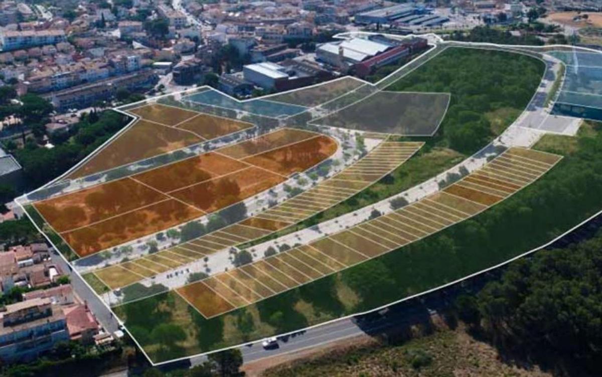 Parcel·les a la venda en la promoció d’Incasòl.  | INCASÒL