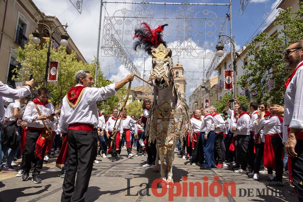 Recorrido Caballos del Vino día dos de mayo en Caravaca