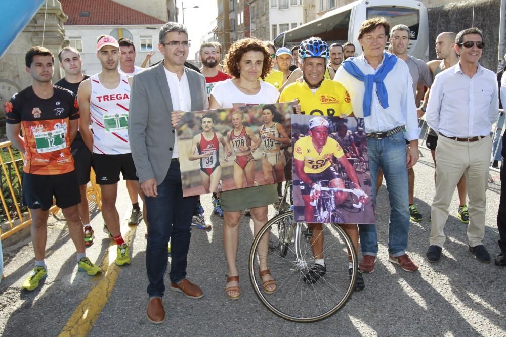 El corredor fue el ganador a pie del Desafío Santa Trega en un duelo con Álvaro Pino, que terminó undécimo en su bicicleta