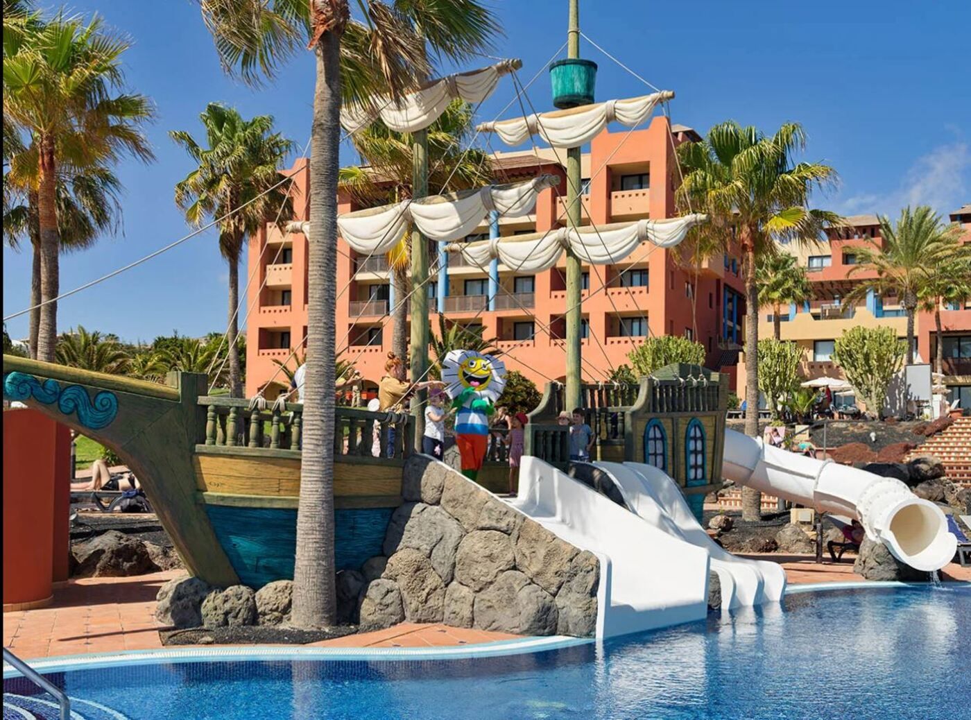 Piscina infantil del H10 Tindaya, en Costa Calma (Fuerteventura).