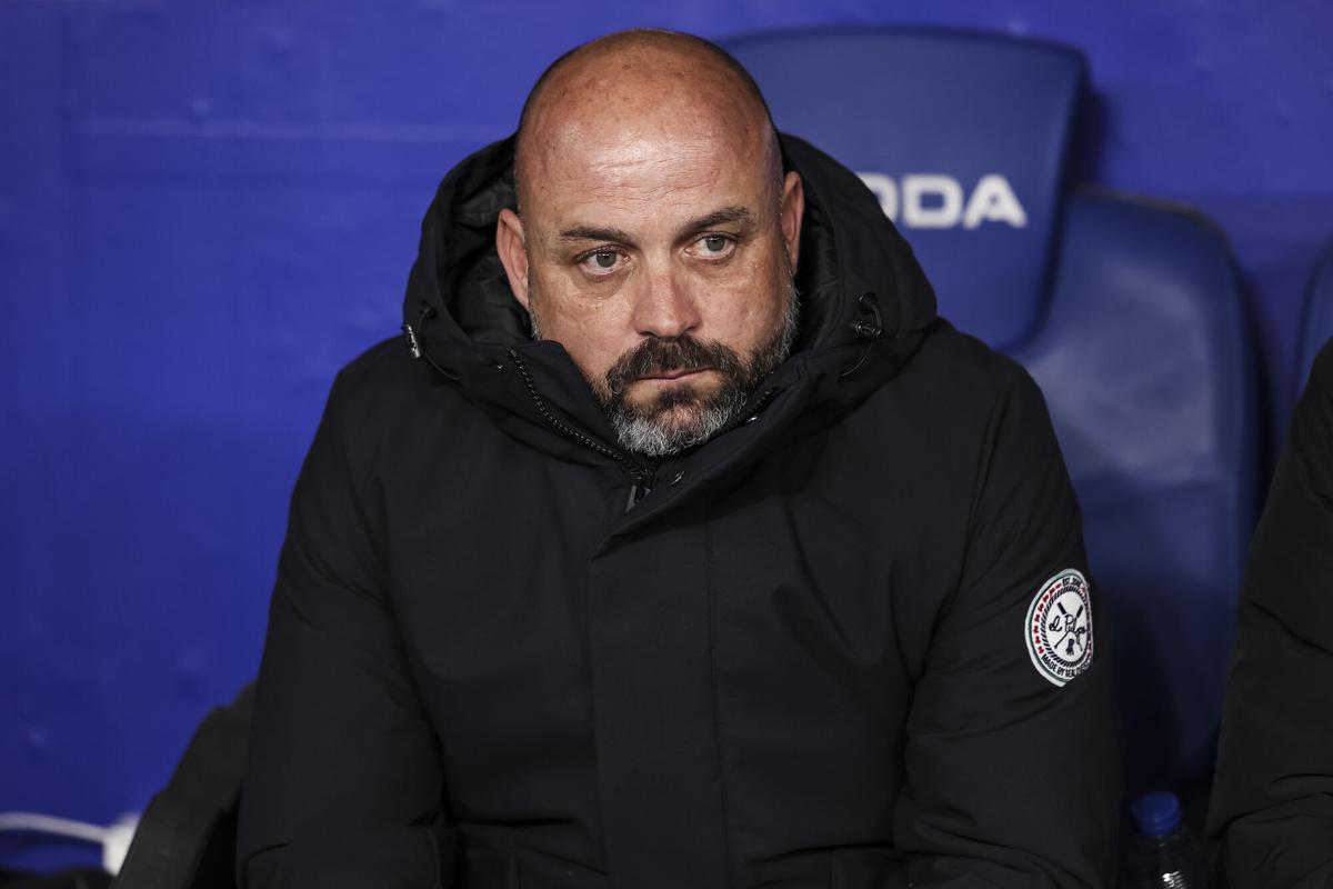 Manolo González, en el partido de este viernes ante el Valladolid.