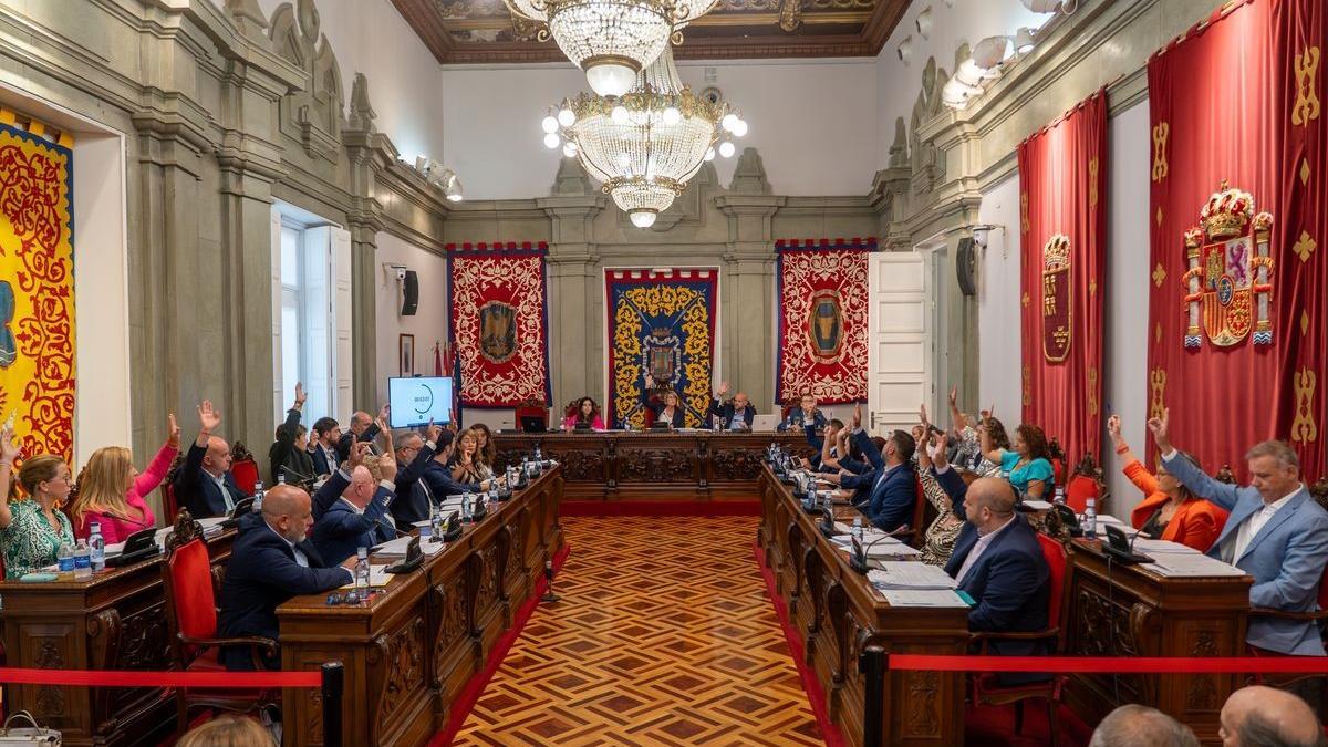 Sesión plenaria del Ayuntamiento de Cartagena