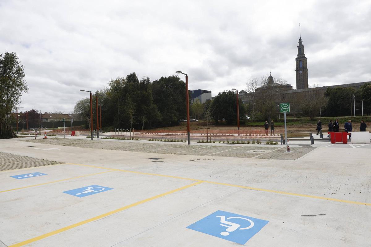 Una vista de la Pecuaria, ya urbanizada, con la Laboral al fondo.