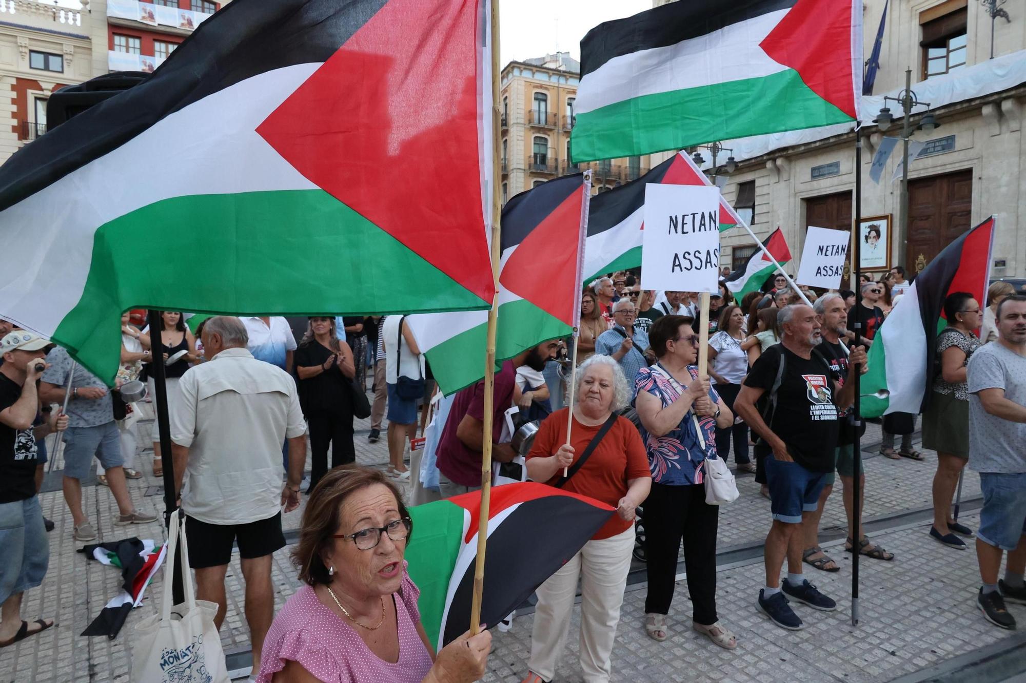 Concentración en Alcoy contra el genocidio en Gaza