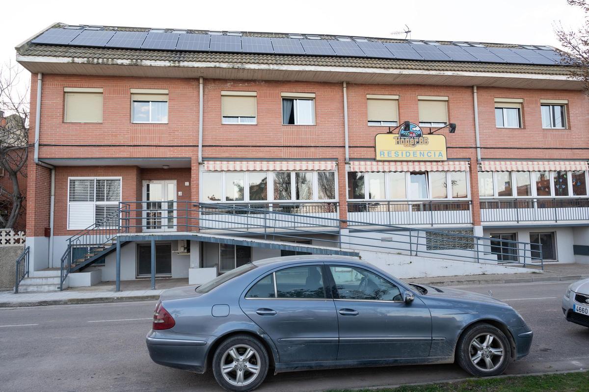 La residencia Hogar 65-Fundación San Jorge de Pinseque, este viernes.