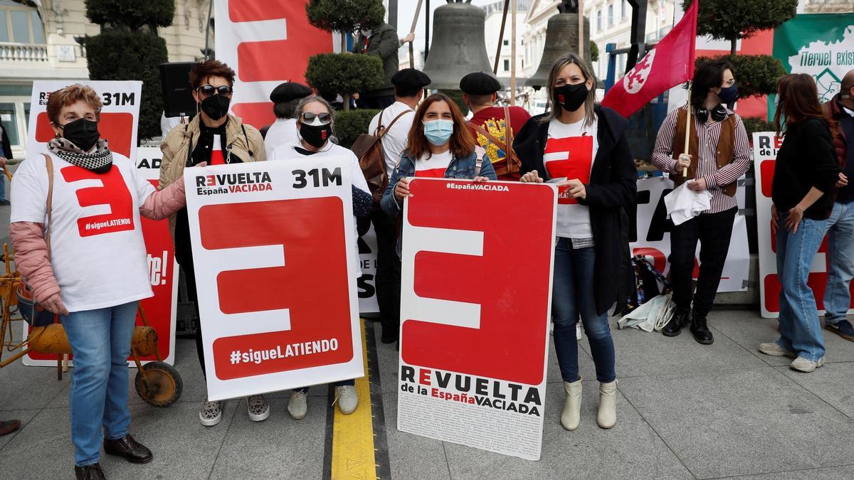 Un acto en Madrid de la plataforma España Vaciada.