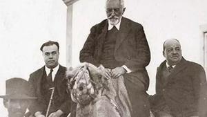 Unamuno y Soriano durante su destierro.