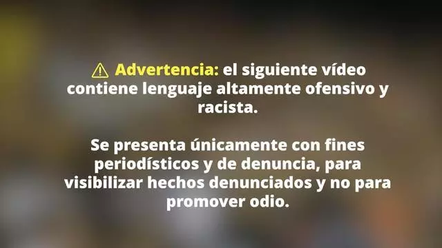 Los audios con los insultos racistas aportados en la denuncia