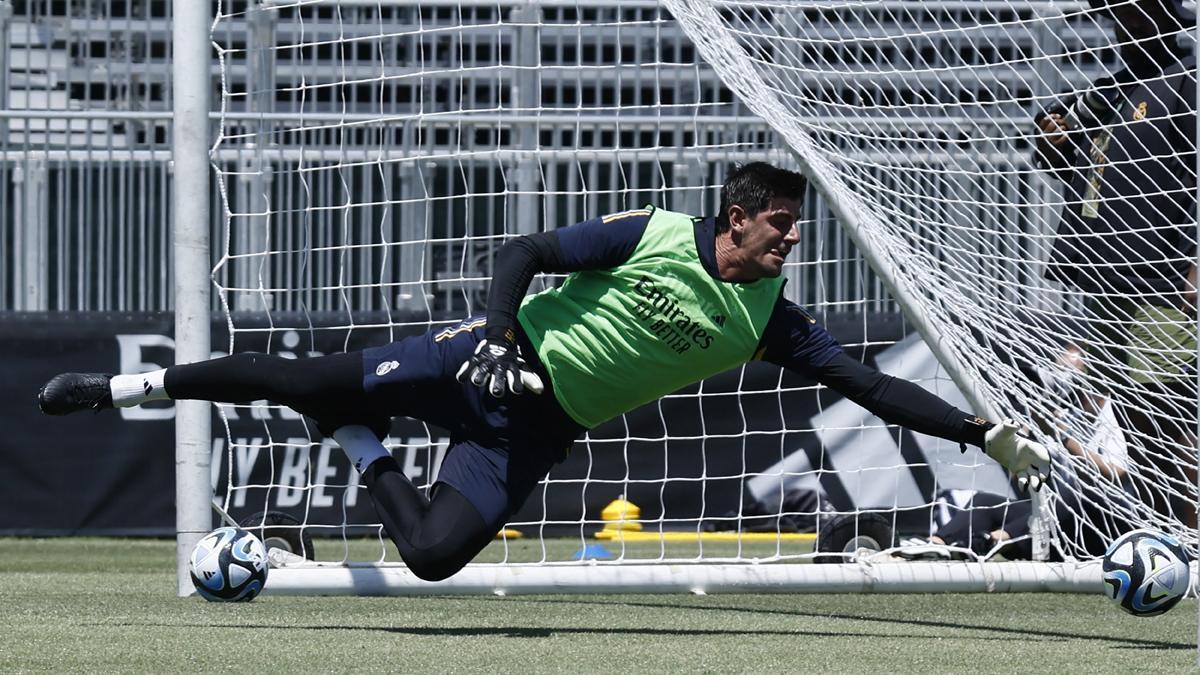 El Real Madrid prepara el clásico en Dallas