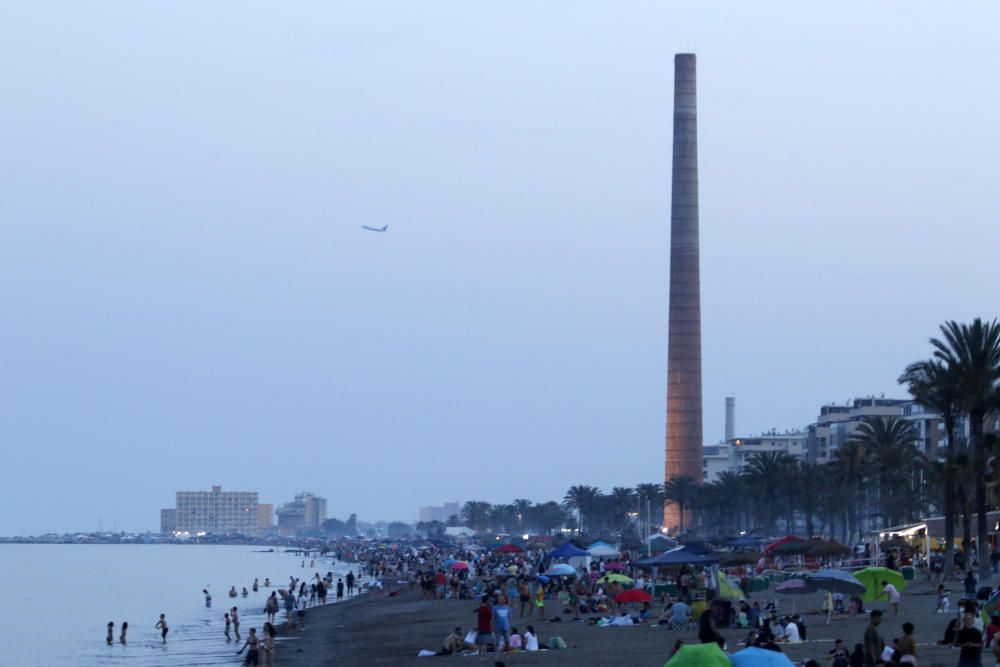 Las playas de Málaga celebran la noche de San Juan