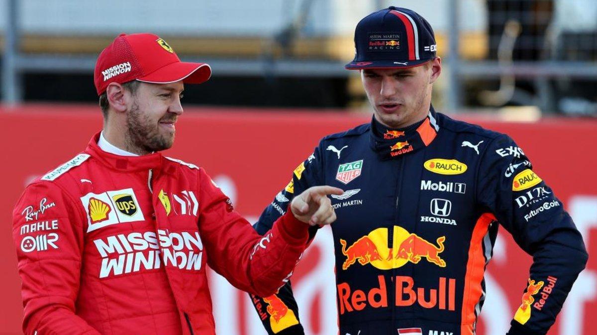 Vettel y Verstappen, en una imagen de archivo