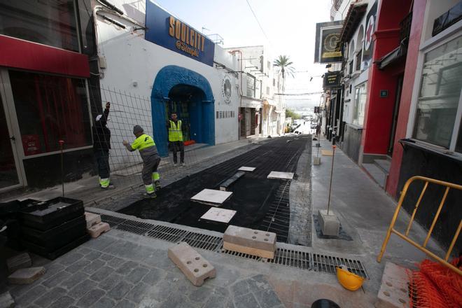 Galería de imágenes de las obras del West End de Ibiza