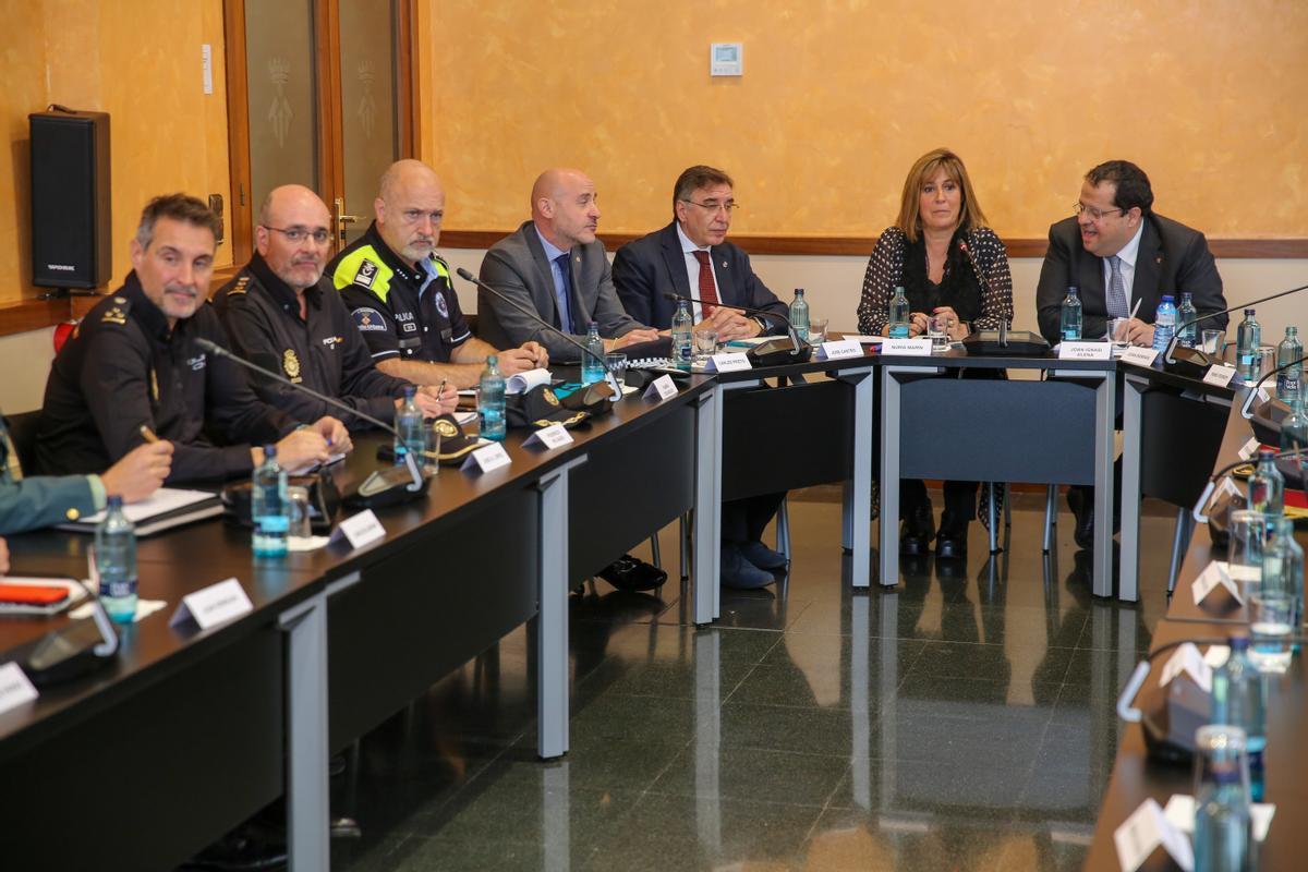 Junta de Seguridad Local de L'Hospitalet de Llobregat en noviembre de 2022.