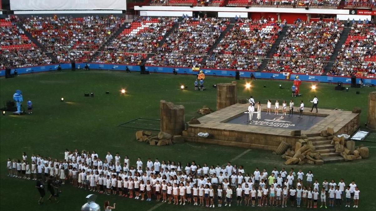 Gala inaugural de los Jocs del Mediterrani en Tarragona, el 22 de junio del 2018