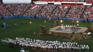 Gala inaugural de los Juegos del Mediterráneo en Tarragona, el 22 de junio del 2018.