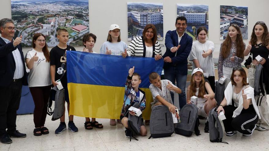 Diez menores ucranianos participan en un campamento de verano en Príncipe Felipe