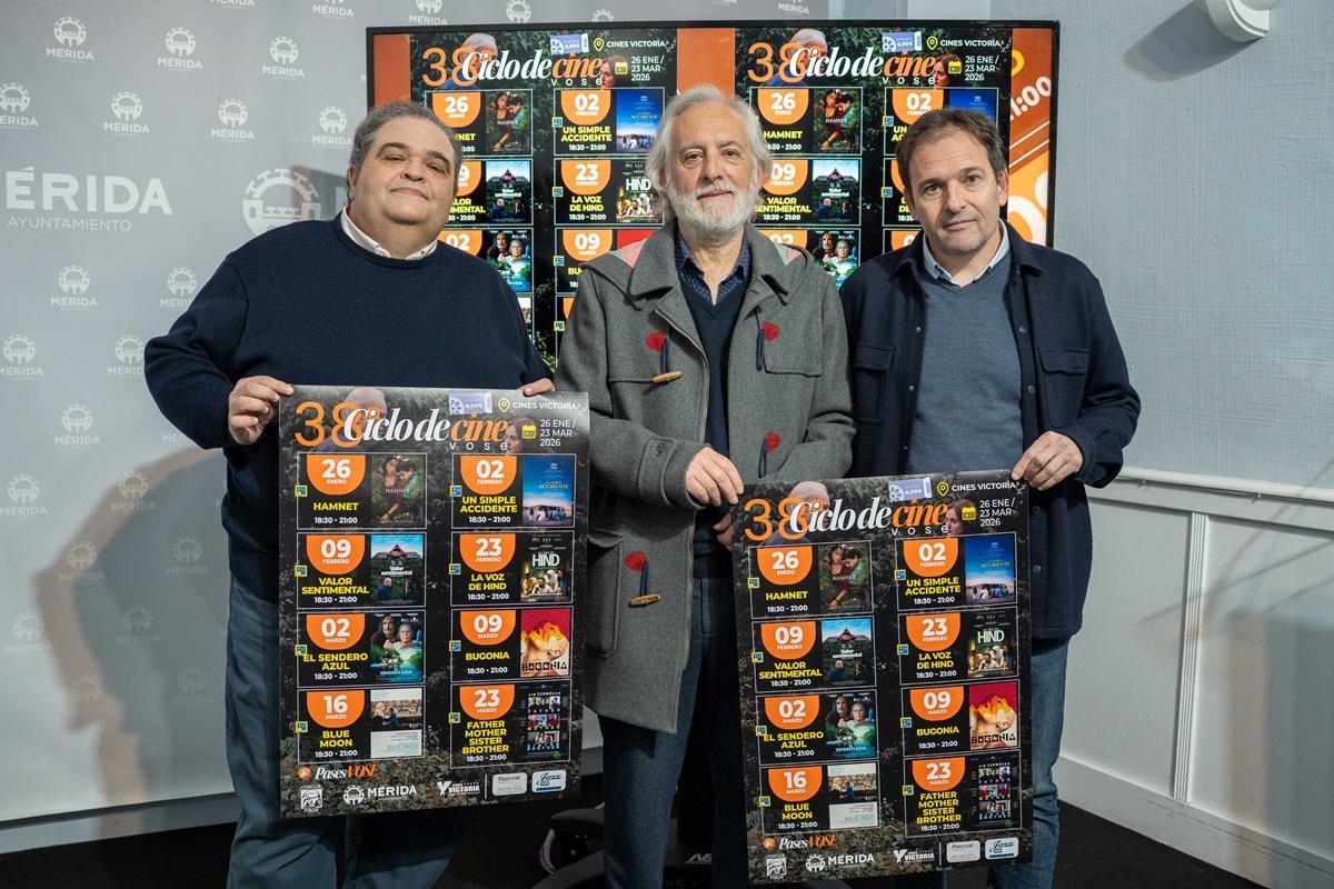 Presentación del ciclo de cine en versión original de Mérida.