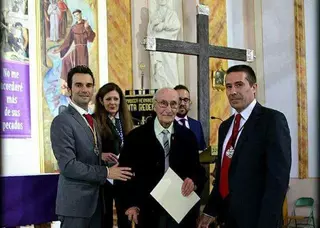 Alicante: Cálido homenaje a Salvador Carril fundador de Ecce-Homo y Nuestra Señora de la Amargura