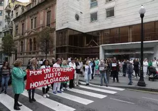 Sigue la lucha laboral en la sanidad concertada de Gijón, ahora con Cruz Roja