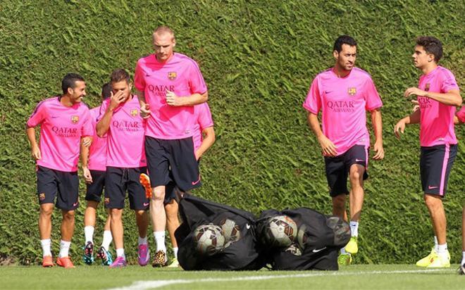 Luis Enrique prepara los últimos detalles antes del partido contra el Elche