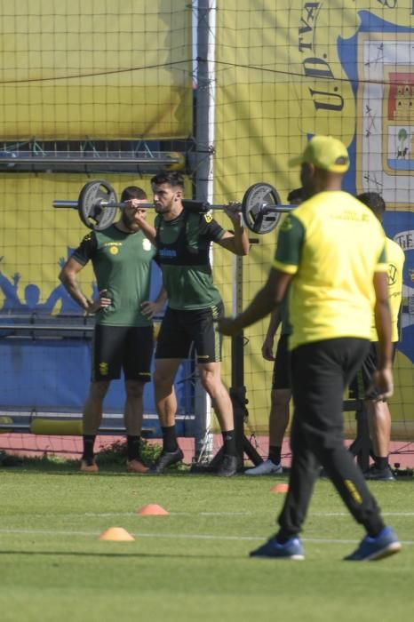 Entrenamiento de la UD Las Palmas