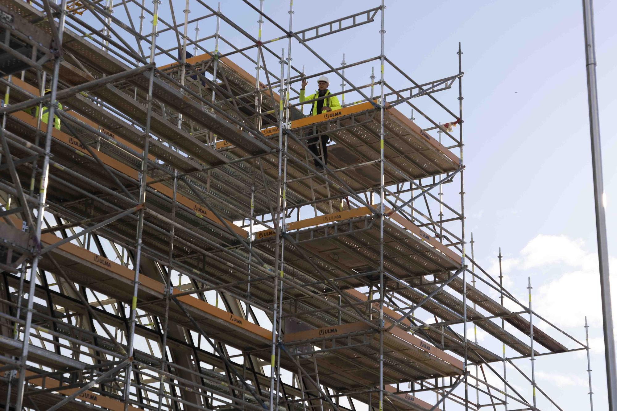 Obras de rehabilitación del Palau de la Música