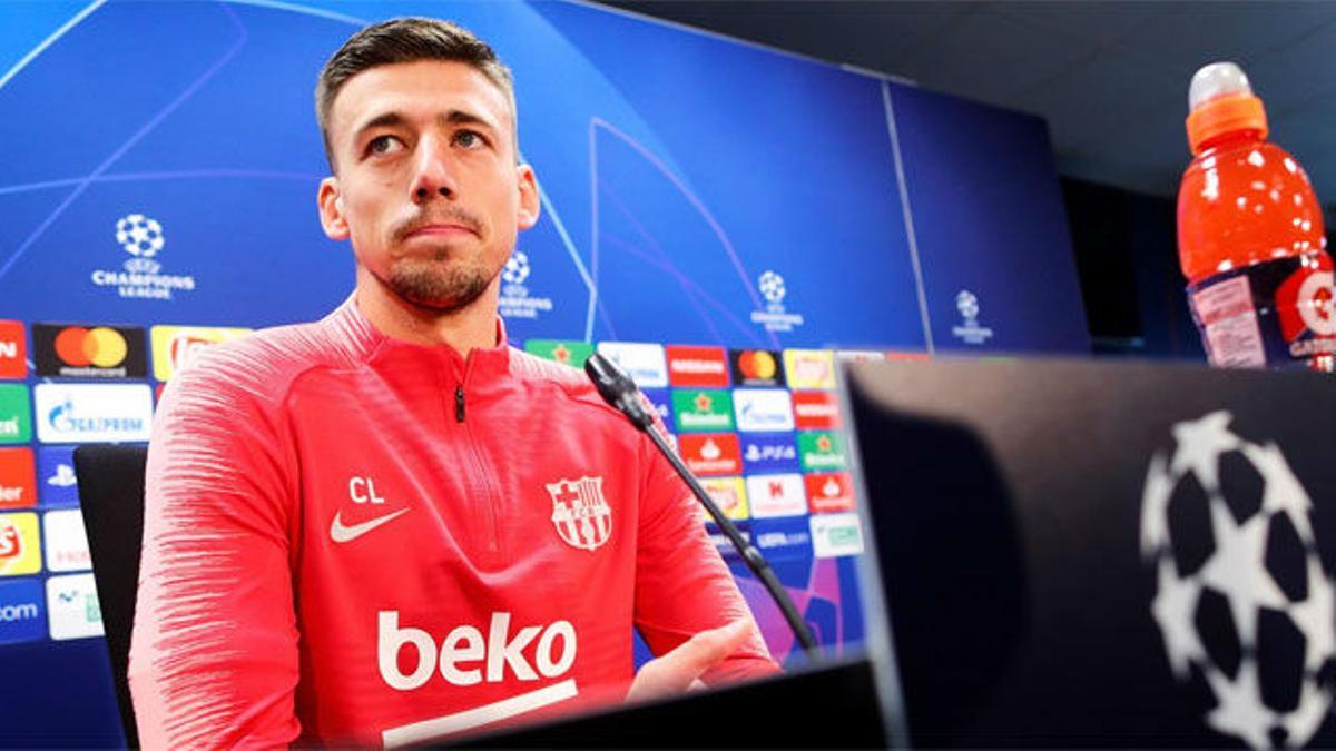 Lenglet restó importancia a los problemas con Dembélé