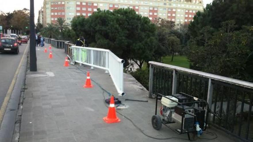 Barandillas nuevas para el Puente de Ademuz