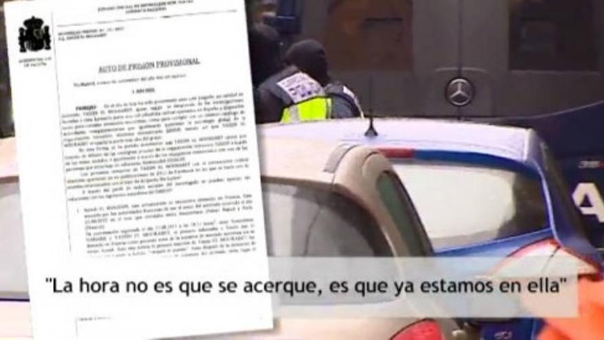 Uno de los yihadistas detenidos quería atentar de modo inminente