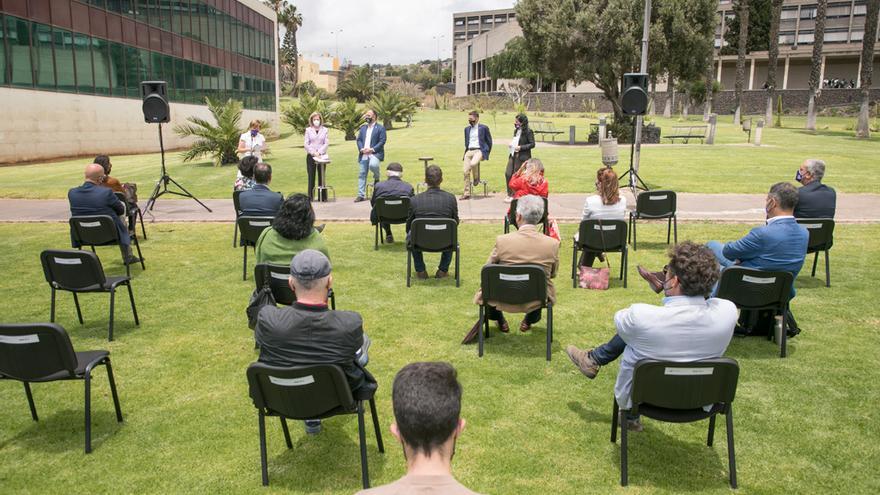 Un momento del acto institucional.