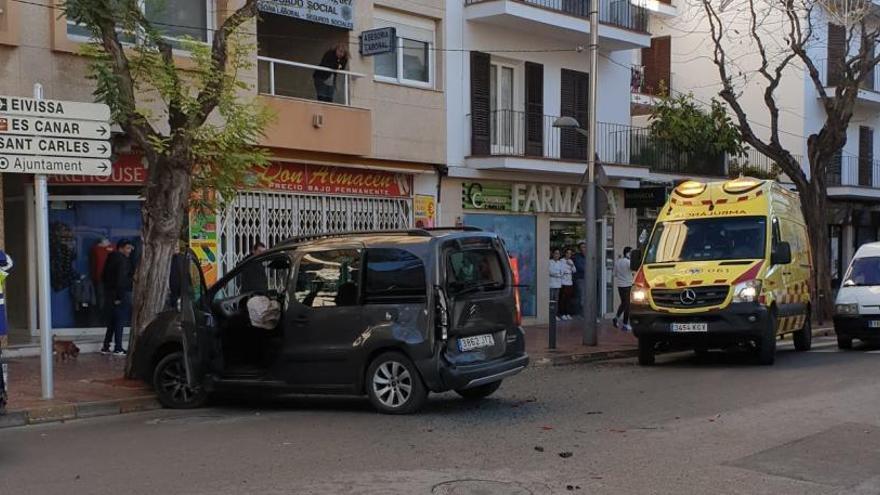 Imagen del accidente ocurrido mesta mañana.