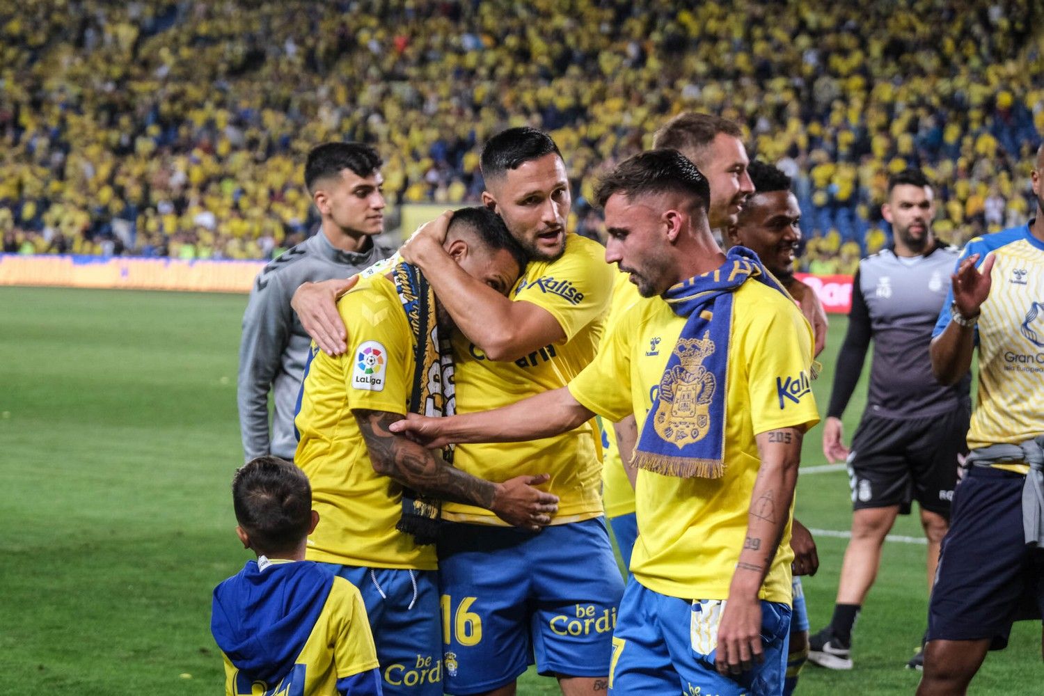 Ascenso de la UD Las Palmas, la celebración en el Estadio de Gran Canaria