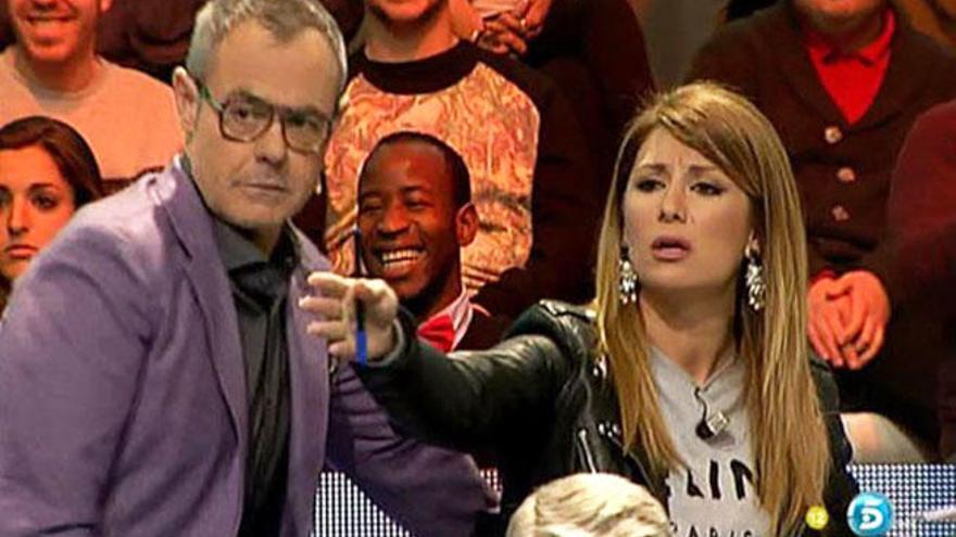 Nagore con Jordi González en &#039;El Debate de GH VIP&#039;.