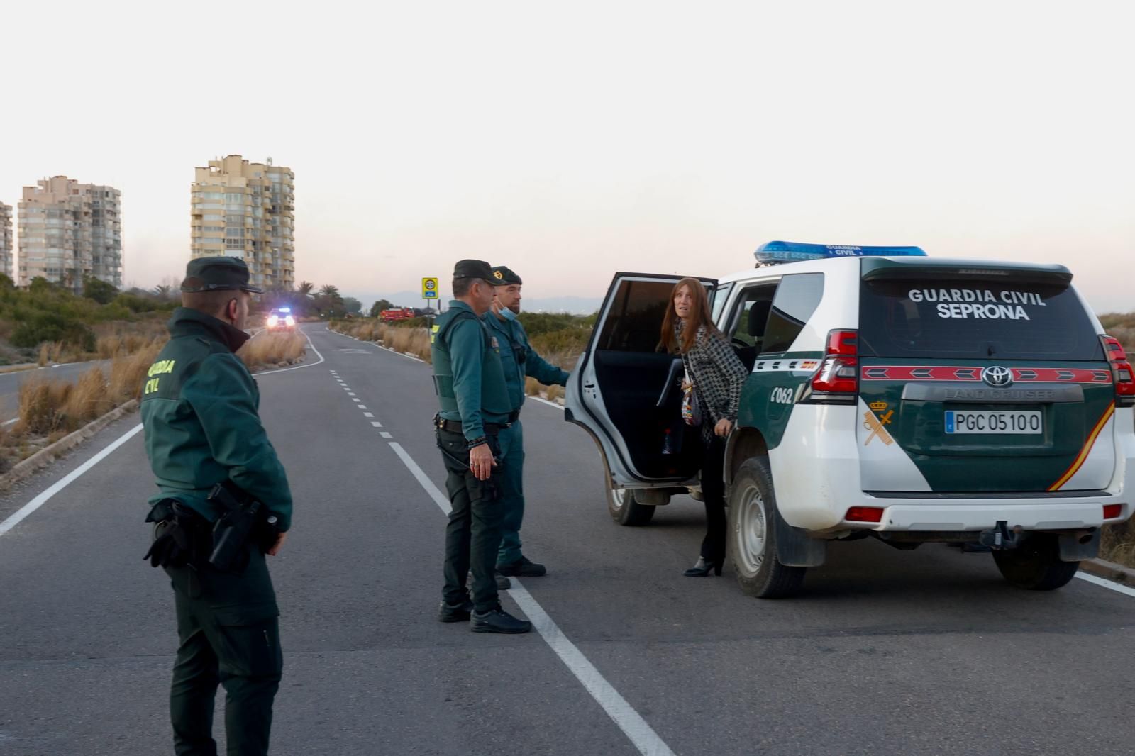 Declarado un incendio en el Saler